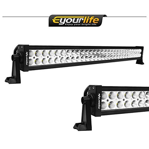 Eyourlife 32-Inch 180W Off-Road FloodSpot LED Light Bar