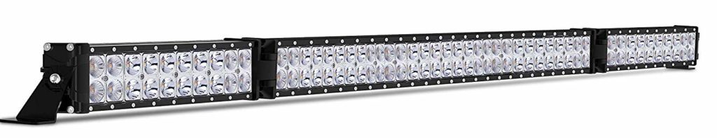 Autofeel Amber and White Dual Color 30000LM 15000K Spot and Flood Beam Combo Dual Row Light Off Road Fog & Driving Light Bars for Jeep Ford Trucks Boat, 5 Year Warranty