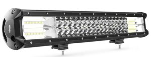 LED Light Bar Nilight 20Inch 288w Triple Row Flood Spot Combo 28800LM Led Bar Driving Lights Boat Lights Led Off Road Lights for Trucks,2 Years Warranty