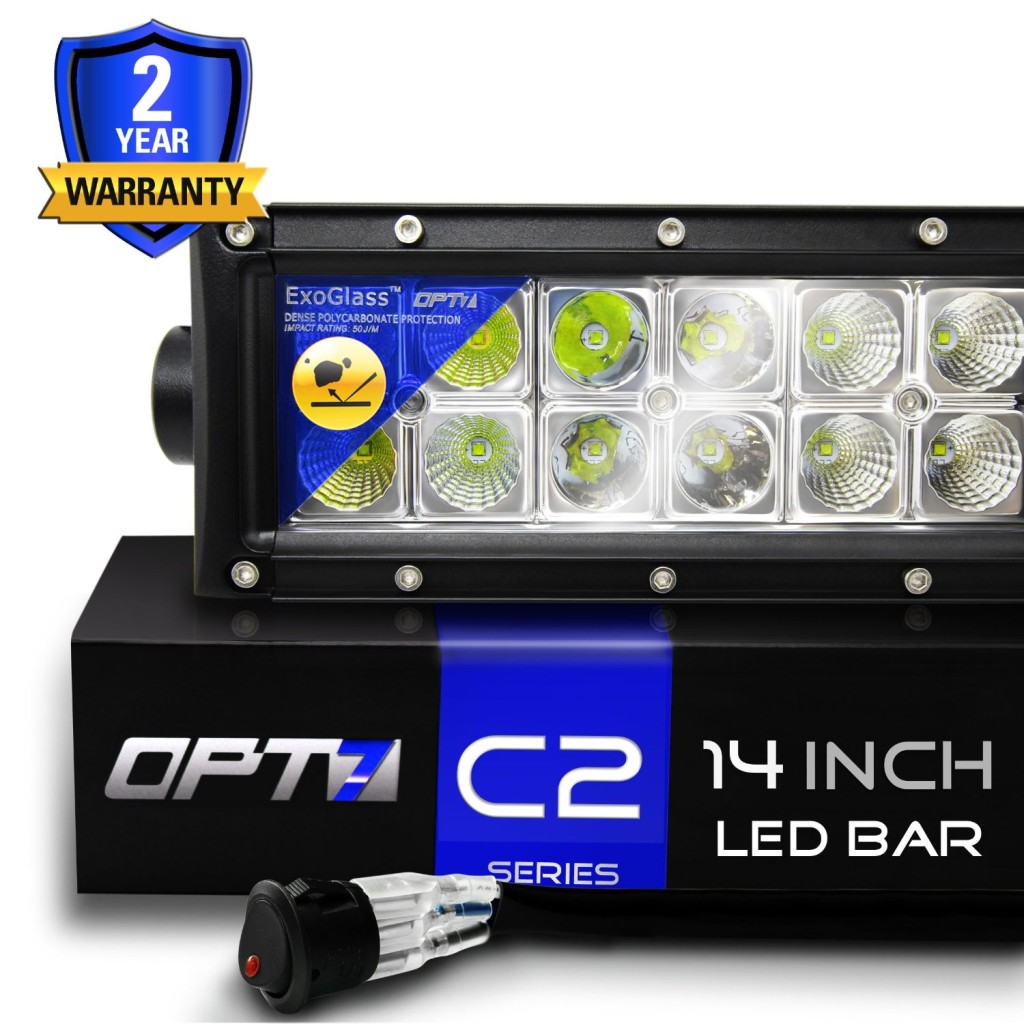 OPT7 C2 Series 14 Off-Road LED Light Bar Review